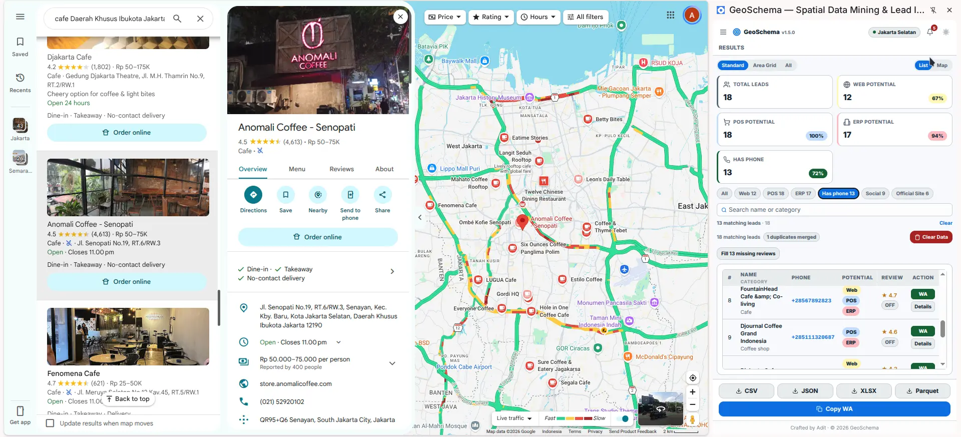 GeoSchema Bot — Spatial Data Mining & B2B Lead Intelligence Engine