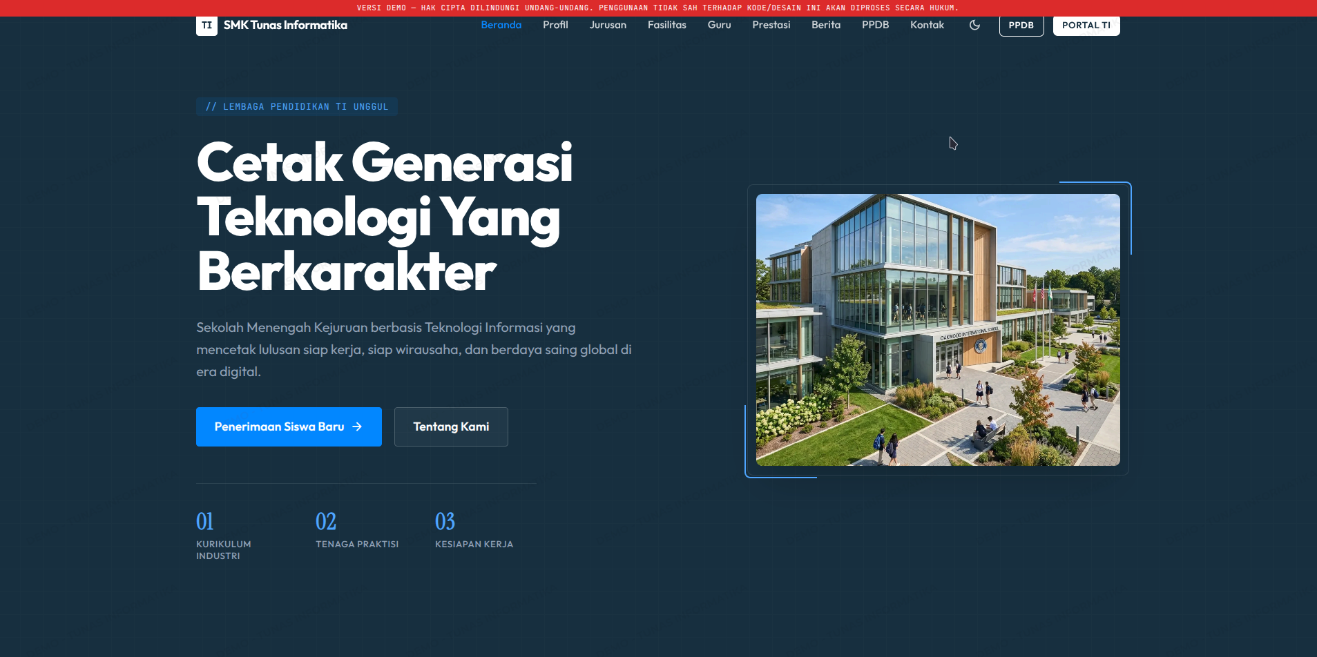 Portal Sekolah — Enterprise School & Academic Management Portal
